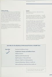 Tapa de Complementary therapies and healthcare practice