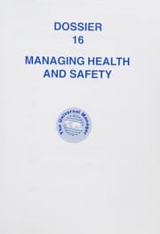Tapa de Managing Health and Safety (Universal Manager Dossier)