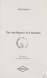 Tapa de The intelligence of a machine