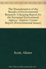 Tapa de The dissemination of the results of environmental research