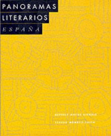 Tapa de Panoramas Literarios Espana