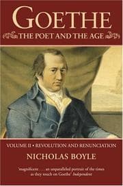 Tapa de Goethe: The Poet and the Age: Volume II