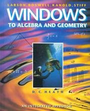 Tapa de Windows to algebra and geometry