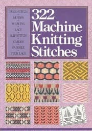 Tapa de 322 Machine Knitting Stitches