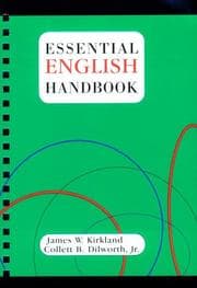Tapa de Essential English Handbook