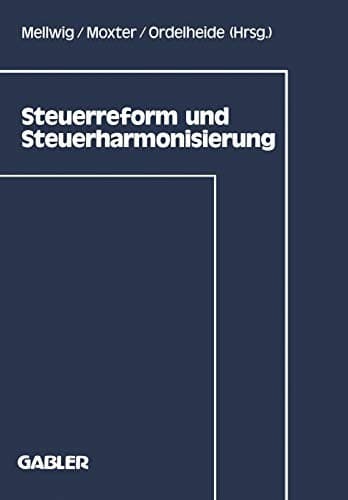 Tapa de Steuerreform und Steuerharmonisierung