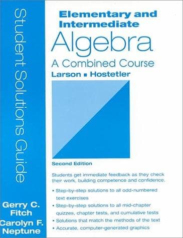 Tapa de Elementary and Intermediate Algebra