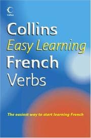 Tapa de Collins French verbs