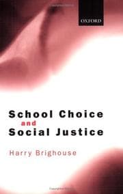Tapa de School Choice and Social Justice