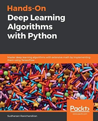 Tapa de Hands-On Deep Learning Algorithms with Python