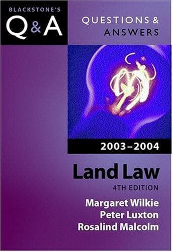 Tapa de Land Law 2007-2008