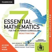 Tapa de Essential Maths for the Victorian Syllabus Year 7 Interactive Textbook Reactivation