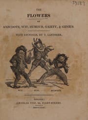 Tapa de The flowers of anecdote, wit, humour, gaiety, and genius