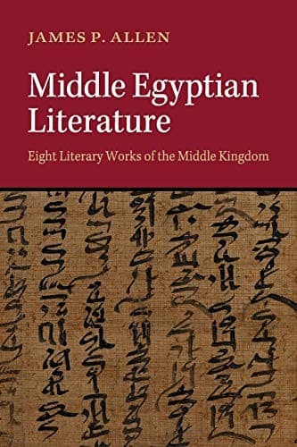 Tapa de Middle Egyptian Literature