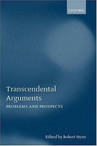 Tapa de Transcendental Arguments