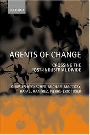 Tapa de Agents of change