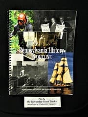 Tapa de Pennsylvania history in outline