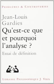 Tapa de Qu'est-ce que et pourquoi l'analyse ?