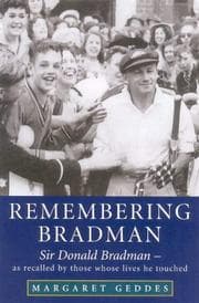 Tapa de Remembering Bradman