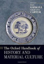Tapa de Oxford Handbook of History and Material Culture