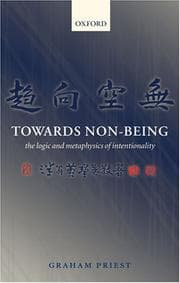 Tapa de Towards non-being