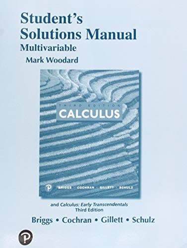 Tapa de Student's Solutions Manual for Multivariable Calculus