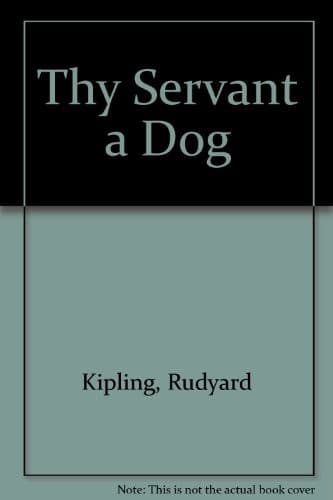 Tapa de 'Thy Servant a Dog'