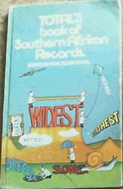 Tapa de Total's book of Southern African records
