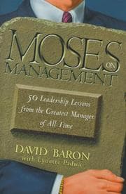 Tapa de Moses on Management