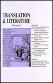 Tapa de Translation and Literature 3