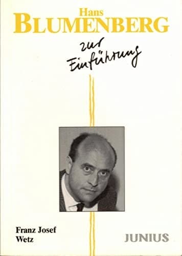 Tapa de Hans Blumenberg zur Einführung