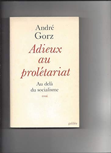 Tapa de Adieux au prolétariat