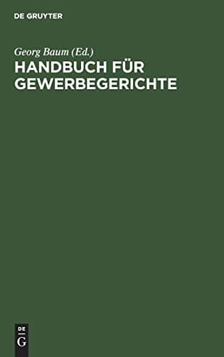 Tapa de Handbuch Für Gewerbegerichte