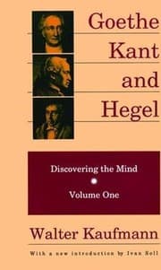 Tapa de Goethe, Kant, and Hegel
