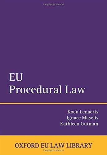 Tapa de EU Procedural Law