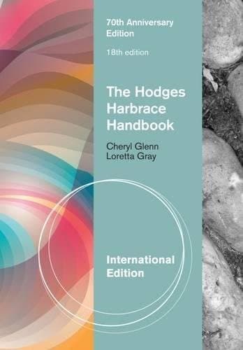 Tapa de Hodges Harbrace Handbook