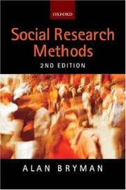 Tapa de Social research methods
