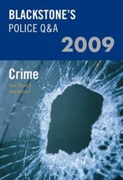Tapa de Blackstone's Police Q&a