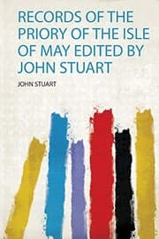 Tapa de Records of the Priory of the Isle of May Edited by John Stuart