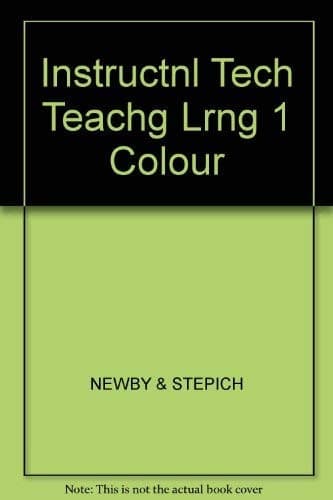 Tapa de Instructional Technology for Teaching and Learning