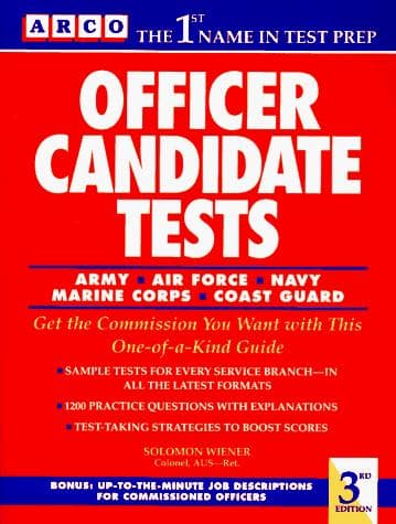 Tapa de Officer candidate tests