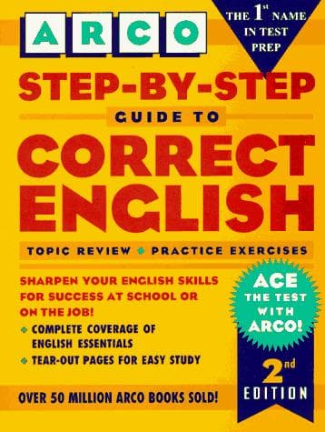 Tapa de Step By Step Guide to Correct English