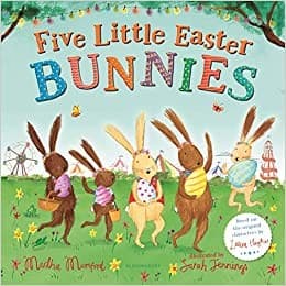 Tapa de Five Little Easter Bunnies