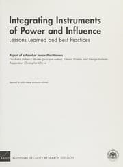 Tapa de Integrating instruments of power and influence