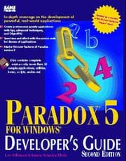 Tapa de Paradox 5 for Windows