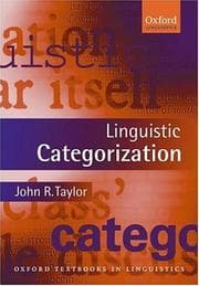 Tapa de Linguistic categorization