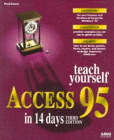Tapa de Teach yourself Access 95 in 14 days