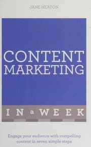 Tapa de Content Marketing in a Week