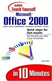 Tapa de Sams teach yourself Microsoft Office 2000 in 10 minutes