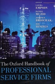 Tapa de Oxford Handbook of Professional Service Firms
